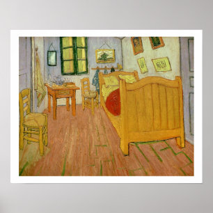 Vincent van Gogh The Bedroom, 1888 Poster