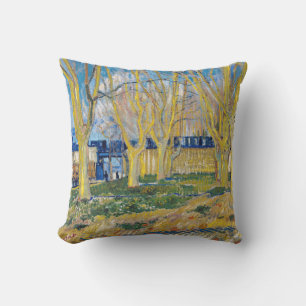 Vincent van Gogh - The Blue Train Cushion