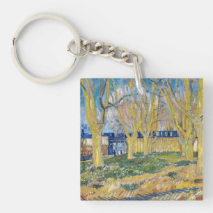 Vincent van Gogh - The Blue Train Key Ring
