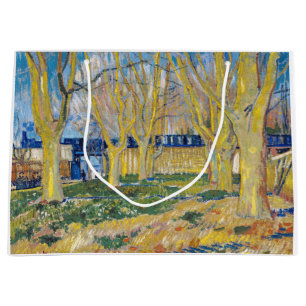 Vincent van Gogh - The Blue Train Large Gift Bag