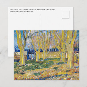 Vincent van Gogh - The Blue Train Postcard