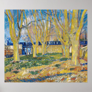 Vincent van Gogh - The Blue Train Poster