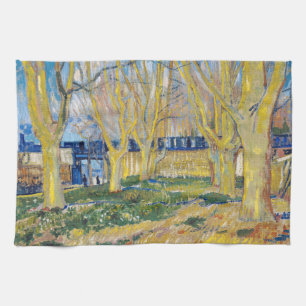 Vincent van Gogh - The Blue Train Tea Towel