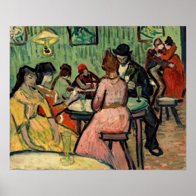Vincent van Gogh - The Brothel Poster (Front)