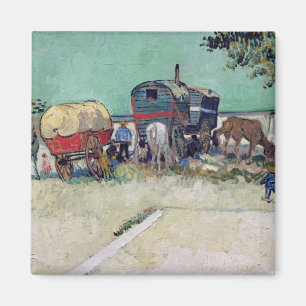 Vincent van Gogh   The Caravans, Gypsy Encampment Magnet