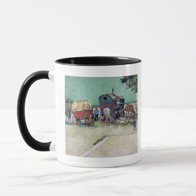 Vincent van Gogh | The Caravans, Gypsy Encampment Mug (Left)