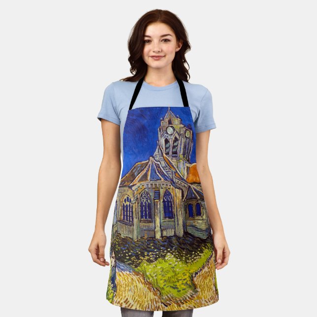 Vincent van Gogh - The Church at Auvers Apron (Worn)