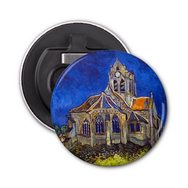 Vincent van Gogh - The Church at Auvers Bottle Opener (Front)