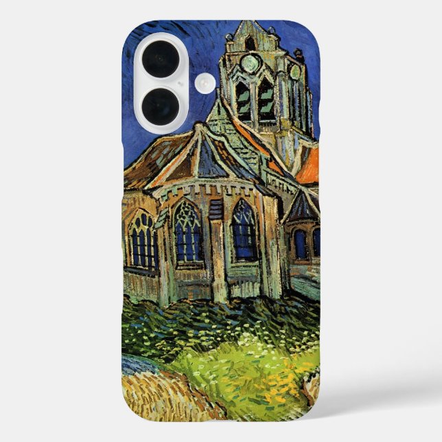 Vincent van Gogh - The Church at Auvers Case-Mate iPhone Case (Back)