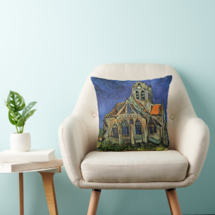 Vincent van Gogh - The Church at Auvers Cushion