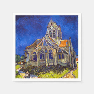 Vincent van Gogh - The Church at Auvers Napkin
