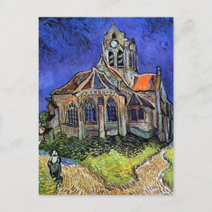 Vincent Van Gogh - The Church at Auvers Postcard
