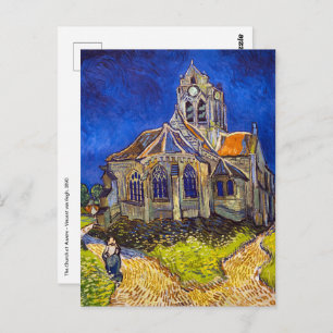 Vincent van Gogh - The Church at Auvers Postcard