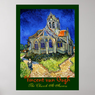 Vincent van Gogh: the Church At Auvers Poster