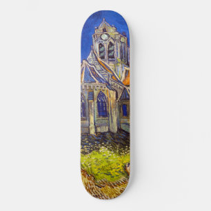 Vincent van Gogh - The Church at Auvers Skateboard
