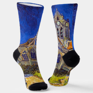 Vincent van Gogh - The Church at Auvers Socks
