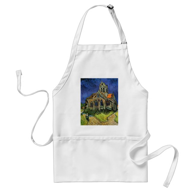 Vincent van Gogh - The Church at Auvers Standard Apron (Front)