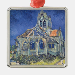 Vincent van Gogh The Church at Auvers-sur-Oise Metal Tree Decoration