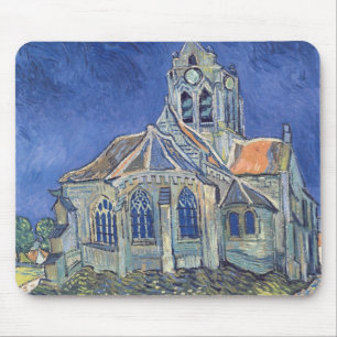 Vincent van Gogh The Church at Auvers-sur-Oise Mouse Mat