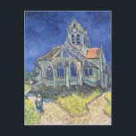 Vincent van Gogh | The Church at Auvers-sur-Oise Postcard<br><div class="desc">The Church at Auvers-sur-Oise,  1890 | by Vincent van Gogh | Art Location: Musee d'Orsay,  Paris,  France | Dutch Artist | Image Collection Number: XIR33823</div>