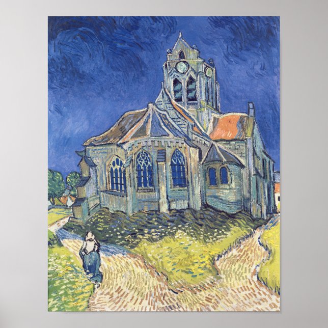 Vincent van Gogh | The Church at Auvers-sur-Oise Poster (Front)
