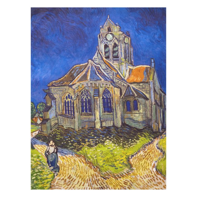 Vincent van Gogh - The Church at Auvers Tablecloth (Front)
