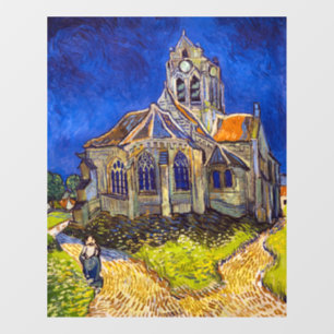 Vincent van Gogh - The Church at Auvers Window Cling