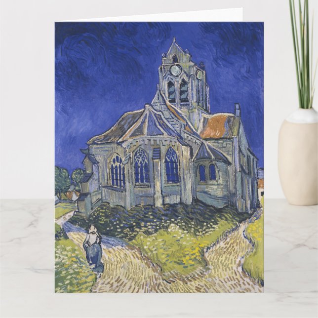 Vincent Van Gogh, The Church in Auvers Card (Front)