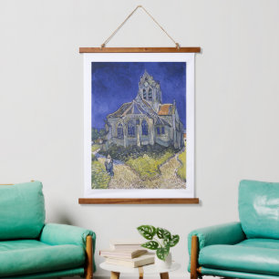 Vincent Van Gogh, The Church in Auvers Hanging Tapestry