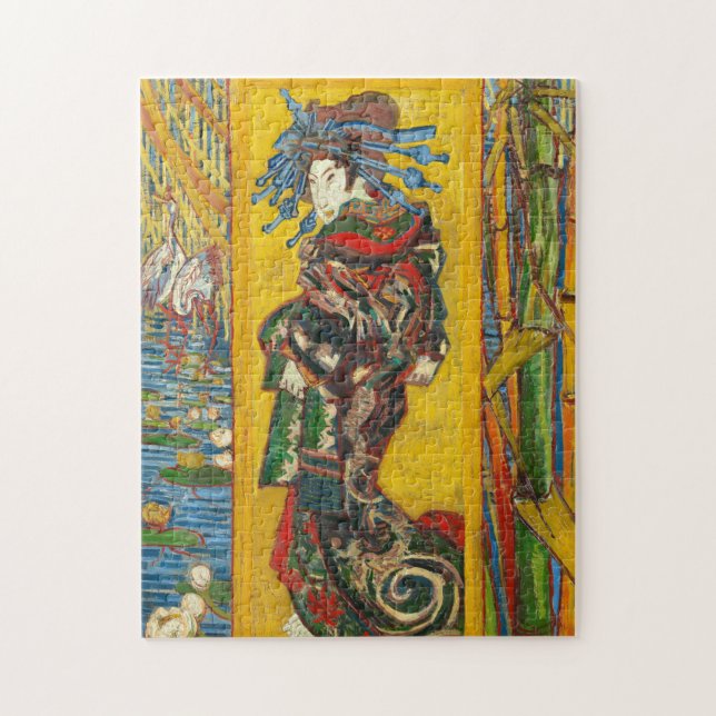 Vincent Van Gogh The Courtesan after Eisen Jigsaw Puzzle (Vertical)