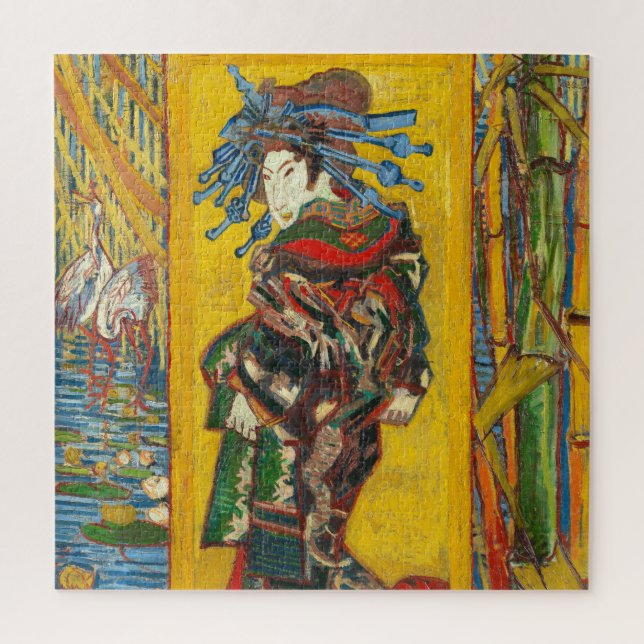 Vincent Van Gogh The Courtesan after Eisen Jigsaw Puzzle (Vertical)
