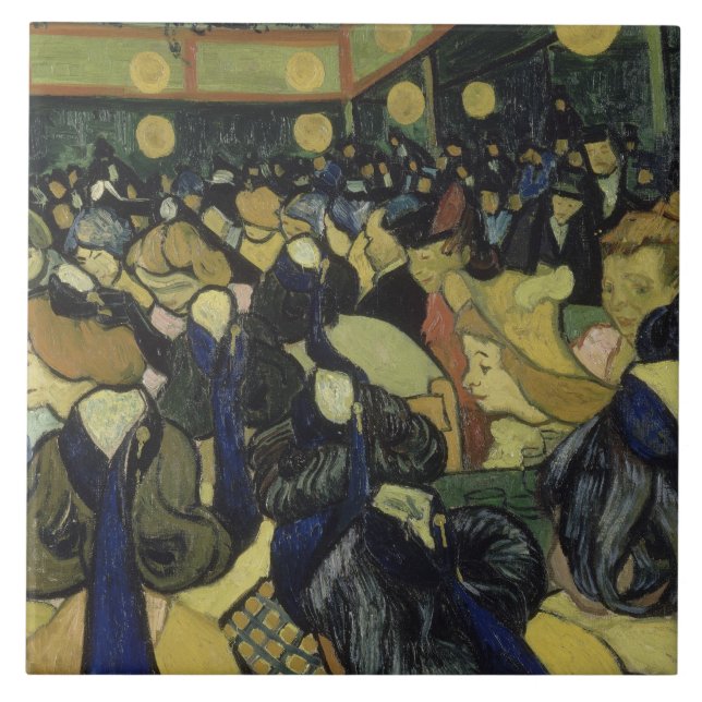 Vincent van Gogh - The Dance Hall in Arles Tile (Front)