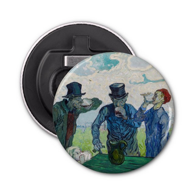 Vincent van Gogh - The Drinkers, after Daumier Bottle Opener (Front)