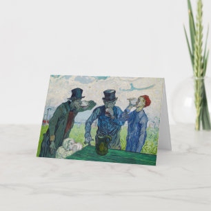 Vincent van Gogh - The Drinkers, after Daumier Card