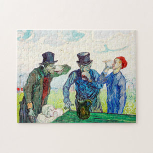Vincent Van Gogh The Drinkers Fine Art Jigsaw Puzzle