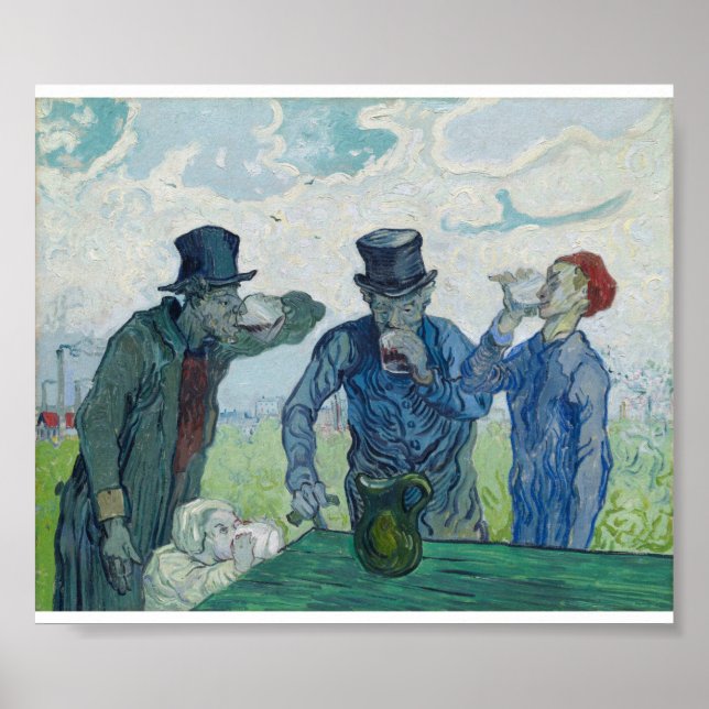 Vincent Van Gogh - The Drinkers Poster (Front)