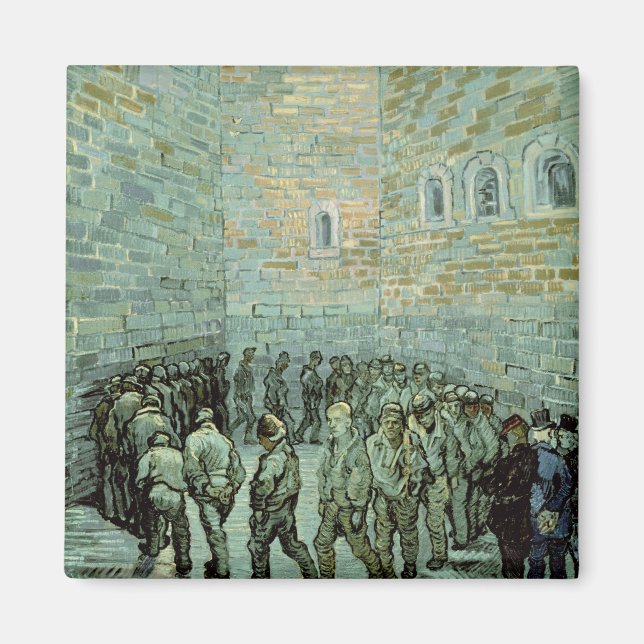 Vincent van Gogh | The Exercise Yard Magnet (Front)