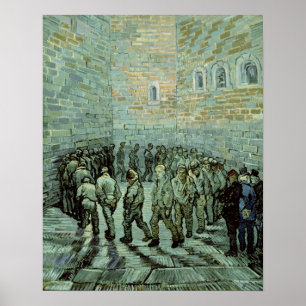 Vincent van Gogh   The Exercise Yard Poster