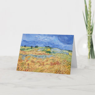 Vincent van Gogh - The fields / Plain at Auvers Card