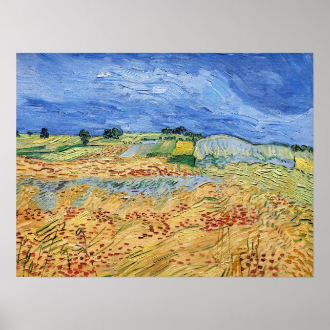 Vincent van Gogh - The fields / Plain at Auvers Poster (Front)