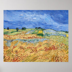 Vincent van Gogh - The fields / Plain at Auvers Poster