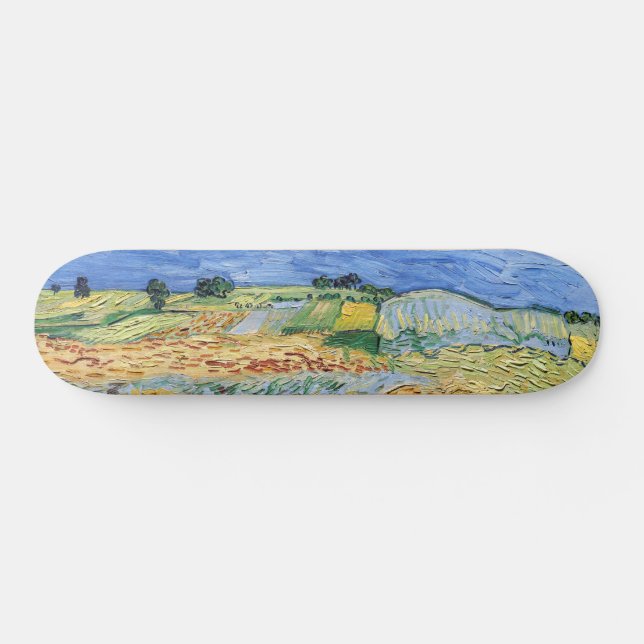 Vincent van Gogh - The fields / Plain at Auvers Skateboard (Horz)