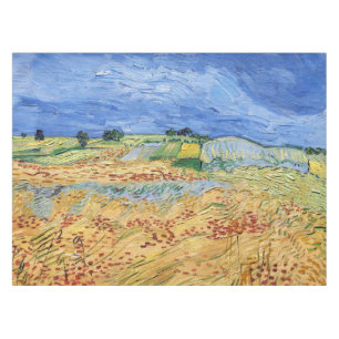 Vincent van Gogh - The fields / Plain at Auvers Tablecloth