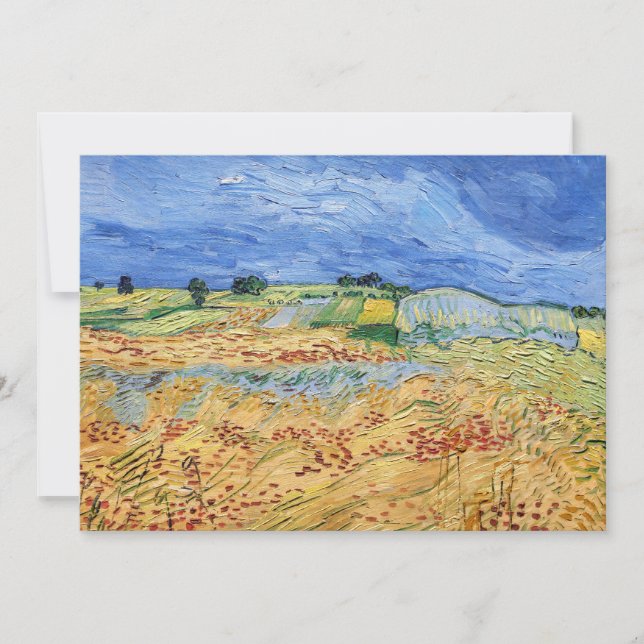 Vincent van Gogh - The fields / Plain at Auvers Thank You Card (Front)