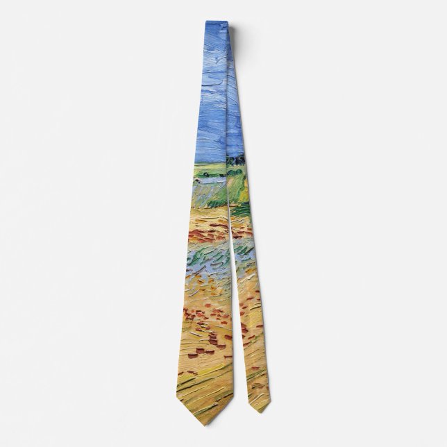 Vincent van Gogh - The fields / Plain at Auvers Tie (Front)