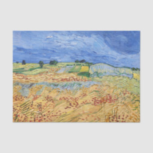 Vincent van Gogh - The fields / Plain at Auvers Tissue Paper