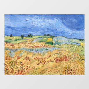 Vincent van Gogh - The fields / Plain at Auvers Window Cling