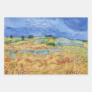 Vincent van Gogh - The fields / Plain at Auvers Wrapping Paper Sheet