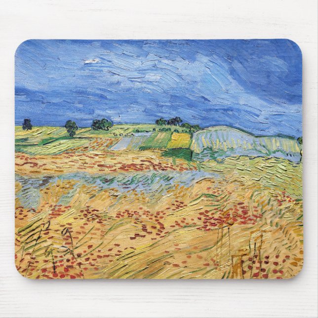 Vincent van Gogh - The Fields / Wheat Fields Mouse Mat (Front)