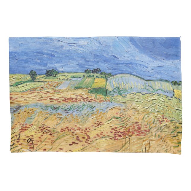 Vincent van Gogh - The Fields / Wheat Fields Pillowcase (Front)